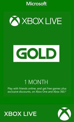 XBOX LIVE 1 Month Code INSTANT DESPATCH New & Existing✨️✨️✨️✨️✨️ • £7.98