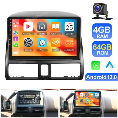 8-Core For Honda CRV 2001-06 Android 13 Car GPS Stereo Carplay Radio Wifi 4+64GB • $178.99
