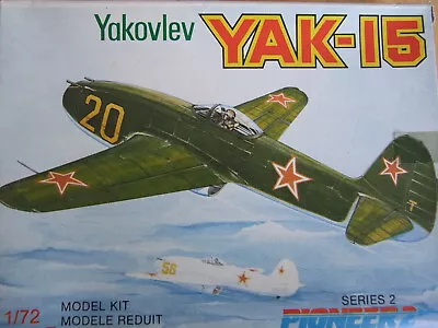 Yakovlev Yak-15 1:72 Scale Plastic Aircraft Model Kit By Pioneer 2 NEW In Box • £12.95