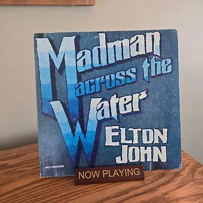 Elton John - Madman Across The Water - Vinyl Record LP - Very Good • $9.99