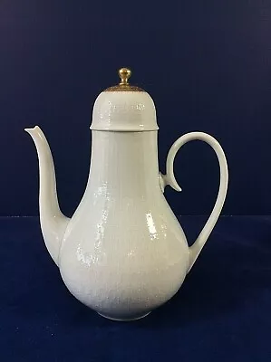 Rosenthal Romance Gold Coffee Tea Pot 6 Cups 10.25  H Wiinblad Designer Mcm • $79.99