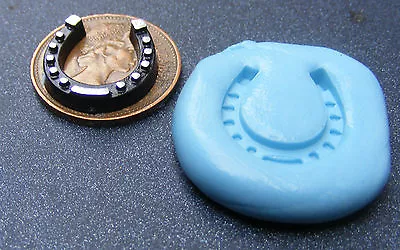 1:12 Scale Reusable Large Horse Shoe Silicon Rubber Mould Tumdee Dolls House • £2