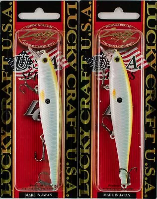 (lot Of 2) Lucky Craft Flash Pointer 100 3/8oz Fpt100-158 Gold Rush C1122 • $6.05