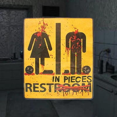 £5.44 • Buy Blood Bath Sticker Words Bathroom Walls Halloween Decor