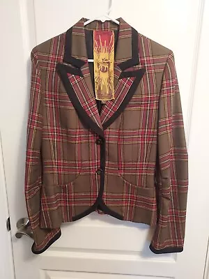 L.A.M.B. Gwen Stefani Plaid Blazer 8 • $65