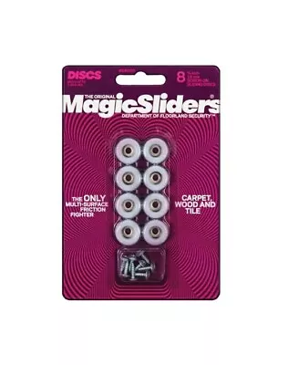 Magic Sliders 08200 8 Pack 3/4  Round Furniture Slide Disk Caster • $6.19