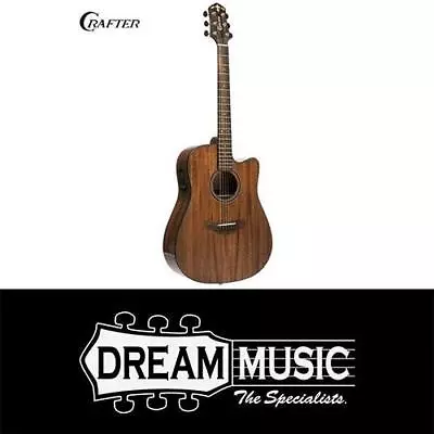 Crafter Able D-635CE/N Dreadnought Electric-Acoustic Guitar Solid Mahogany Top • $519