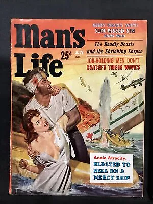 1959 Man’s Life Mens Magazine Staisfy Their Wives Mercy Ship Sin Cover • $14.99