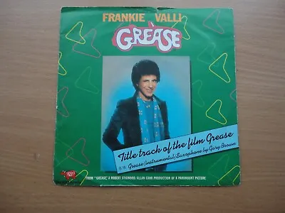 £0.99 • Buy Frankie Valli 1978 7  Vinyl Single Grease B/w Grease (Instrumental) Film Theme