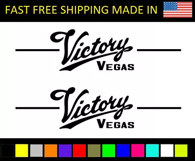 Victory Vegas Decals Gas Tank USA Stickers Motorcycle Motorcycles • $24.99