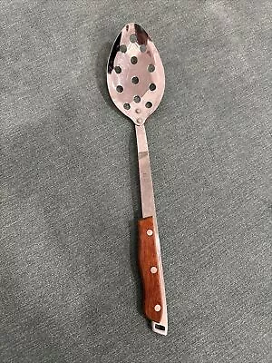 Vintage Precision Hollow Ground Stainless Steel Slotted Spoon - Used - Warranty • $10
