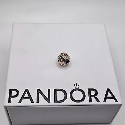 Genuine Pandora Rose Gold Dazzling Daisies Clip Charm ALE R #781053CZ *VERY WORN • £25