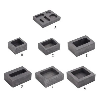£5.60 • Buy Graphite Ingot Mold Crucible Mould For Metal Melting Casting Refining Ingot Mold