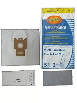 EnviroCare 5 Miele FJM Microfiltration Compact Canister Vacuum Cleaner Bags • $14.87