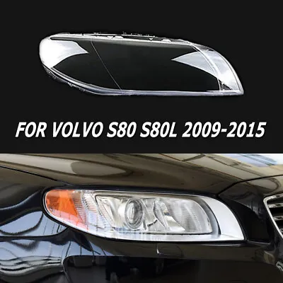 Fit For Volvo S80 S80L 2009-2015 Headlight Lens Cover Transparent Right • $133.88