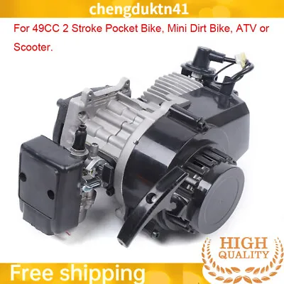 47/49/50cc 2 Stroke Racing Engine Motor For Bike Mini Pocket Quad Dirt Bike ATV • $51.70