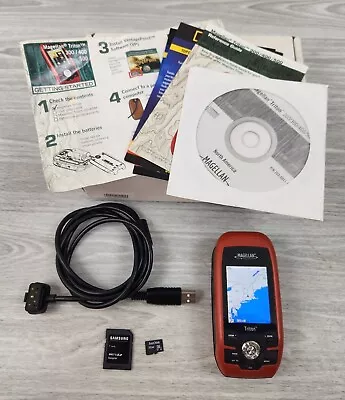 Magellan Triton 400 Adventure Pack Handheld GPS Receiver With 32 GB SD Card • $49.99