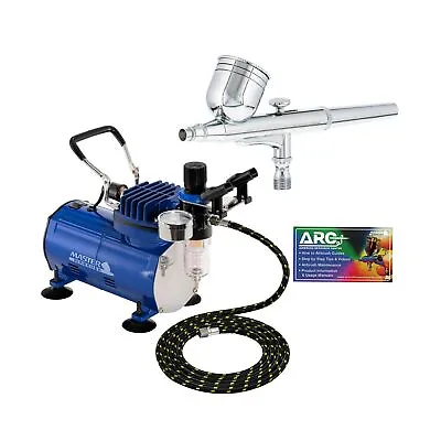 Master Airbrush Multi-purpose Gravity Feed Dual-action Airbrush Kit With 6 Fo... • $126.99