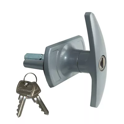 Henderson Pattern RLB T Handle 57mm Shaft Outside Lock For Garage Doors • £11.95