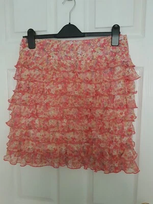 £3.99 • Buy SIZE 12 PRETTY RaRa PATTERNED  SKIRT BY PAPAYA