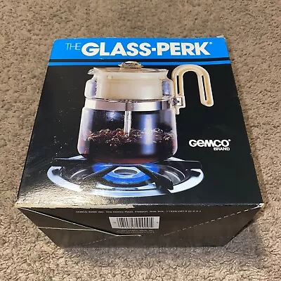 VTG GEMCO The Glass-Perk Stove Top Percolator New/old Stock In Box QUALITY! NOS! • $24.90