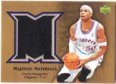 2004-05 Upper Deck Majestic Materials Corey Maggette Jersey • $9.99