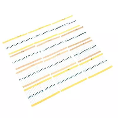 600x Metal Film Resistor Kit Protection Assorted Set Electronic Equipment 1/4w♫ • $6.40