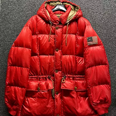 Polo Ralph Laruen Jacket Puffer Extra Large USA Limited Edition Sportsman Down • £99.99