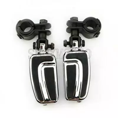 $74.68 • Buy 1  To 1-1/4  Engine Guard Foot Pegs For Yamaha V Star 650 950 1100 1300 Classic