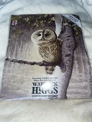 £26 • Buy Night Watchman - Stunning Wildlife Design By Warwick Higgs. Counted Cross Stitch