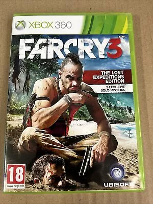 Far Cry 3 - The Lost Expeditions Edition (Xbox 360) Complete With Manual VGC • £3.95