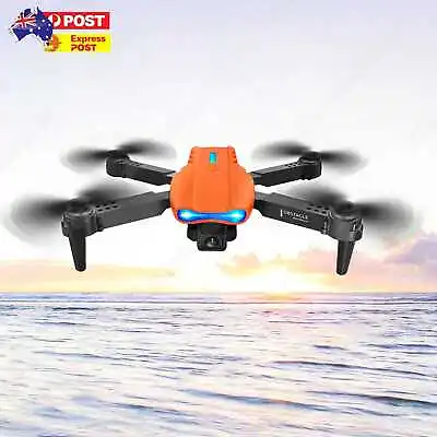 $35.79 • Buy Aeroplane USB Charging FPV Drones For Boys Girls (Orange 3Battery 2 Camera) *