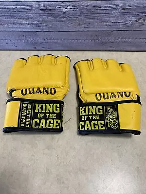 MMA Fighting Gloves OUANO King Of The Cage  Gladiator Challenge Size L • $24.99