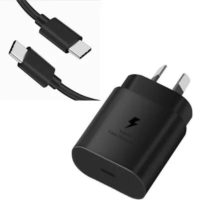 For Samsung Galaxy 25W Super FAST Wall Charger Note 10 S20 S21 S22+ Ultra • $16.99