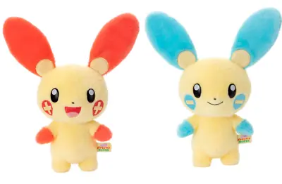 NEW TAKARA TOMY Plush Doll Pokemon Get   Kimi Ni Kimeta    Plusle Minun Set Of 2 • $50.39