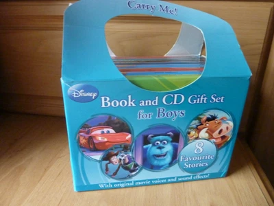 £9.95 • Buy Disney Book & CD Gift Set For Boys Read Along Book & CD Carry Pack  (box Damaged