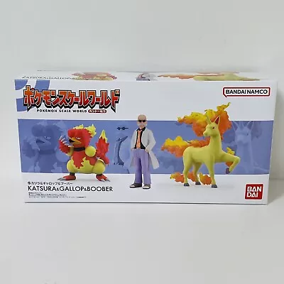 Pokemon Scale World Blaine Rapidash Magmar Kanto Region BANDAI Japan NEW • $94.80