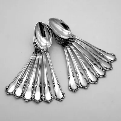 Teaspoons Set 12 Pcs 800 Silver No Monograms • $327.25