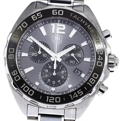 TAG HEUER Formula 1 CAZ1111 Chronograph Gray Dial Quartz Men's Watch_779546 • $855.34