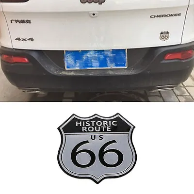 Car 3D Badge Emblem Sticker Decal Metal Route 66 US For Cadillac • $4.35