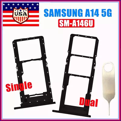 OEM SIM Micro SD Card Tray Holder Slot Pin For Samsung Galaxy A14 5G SM-A146U/B • $6.88