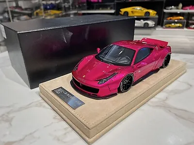 FERRARI 458 LBWK  FLASHPINK 1/18 LBWK Not BBR MR Auto Art • $487.54