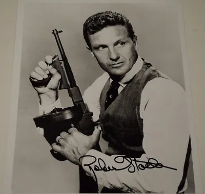 Robert Stack /  8 X 10  B&w  Autographed  Photo • $60