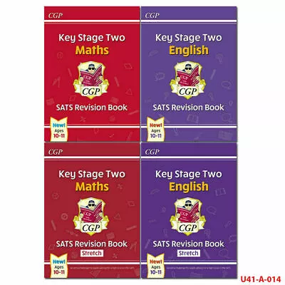 £22.99 • Buy CGP KS2 English, Maths SATs Revision 4 Books Set Ages 10-11 For The 2020 Tests