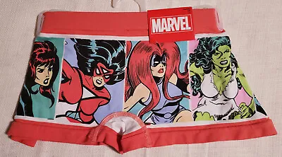 Official Marvel Super Heroines Women's Seamless Boyshort Panty Underwear! • $5.99