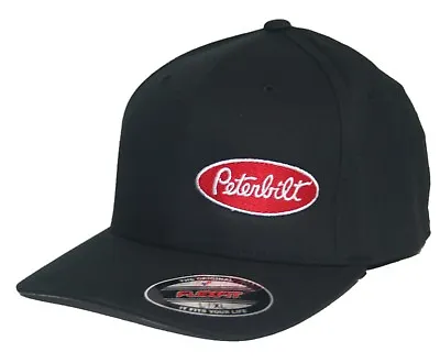 $27.99 • Buy Peterbilt Hat Cap Fitted Flexfit Curved Bill Trucker Truck Rig Diesel