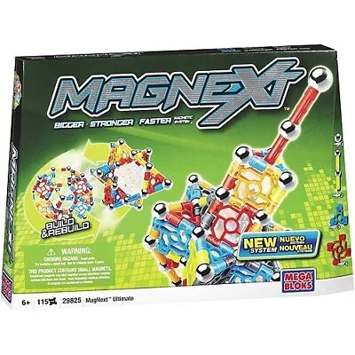 MEGA BLOKS Magnext Set 29825 Special Parts Ultimate Set 115 Pcs Magnets NEW • $49.99