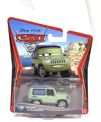 2010 Disney Pixar Cars 2  Miles Axlerod  #17 Sealed NEW Mattel • $15