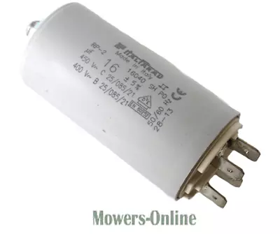 £25.14 • Buy AL-KO Electric Capacitor 16UF 330873 Mower Chipper Shredder Aerator Scarifier