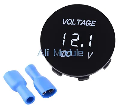 Digital DC12V-24V LED Panel Voltage Volt Meter Voltmeter Motorcycle Car • £3.32